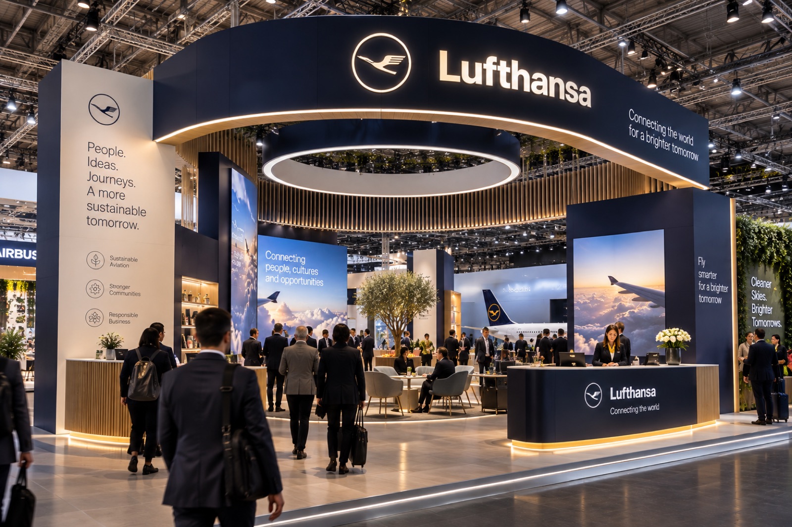 Lufthansa Technik — Messestände, Chicago