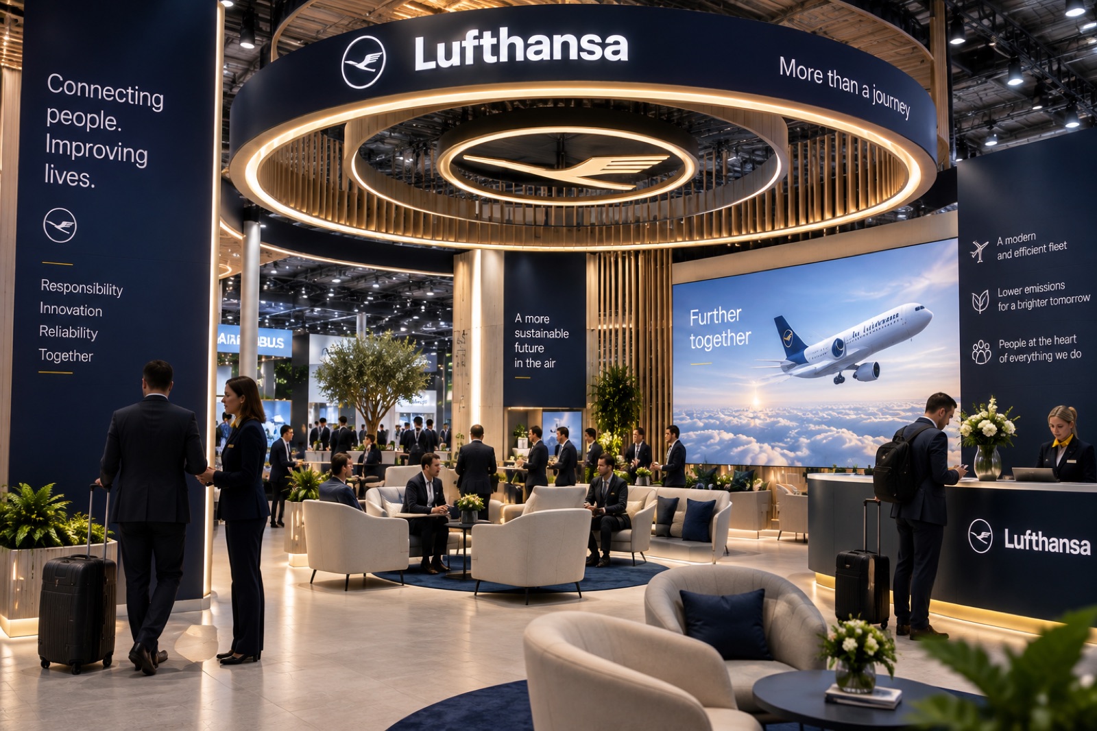 Lufthansa Technik — Messestände, Chicago