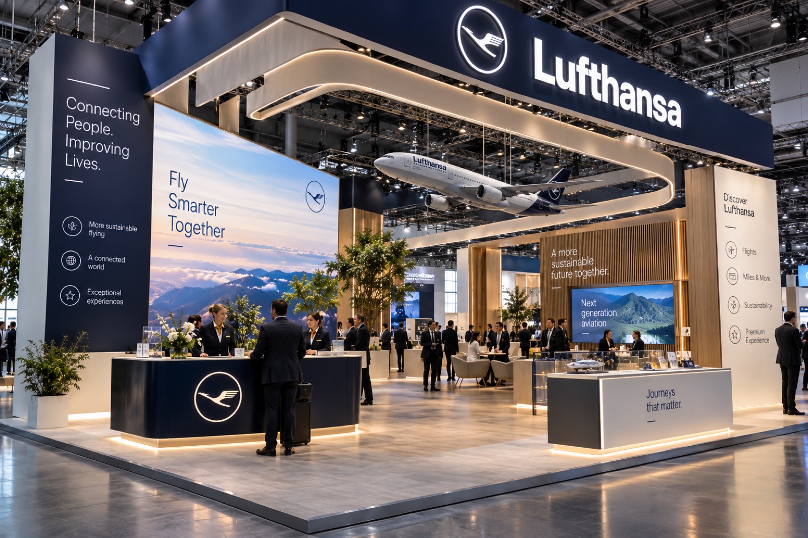 Lufthansa Technik — Messestände, Chicago